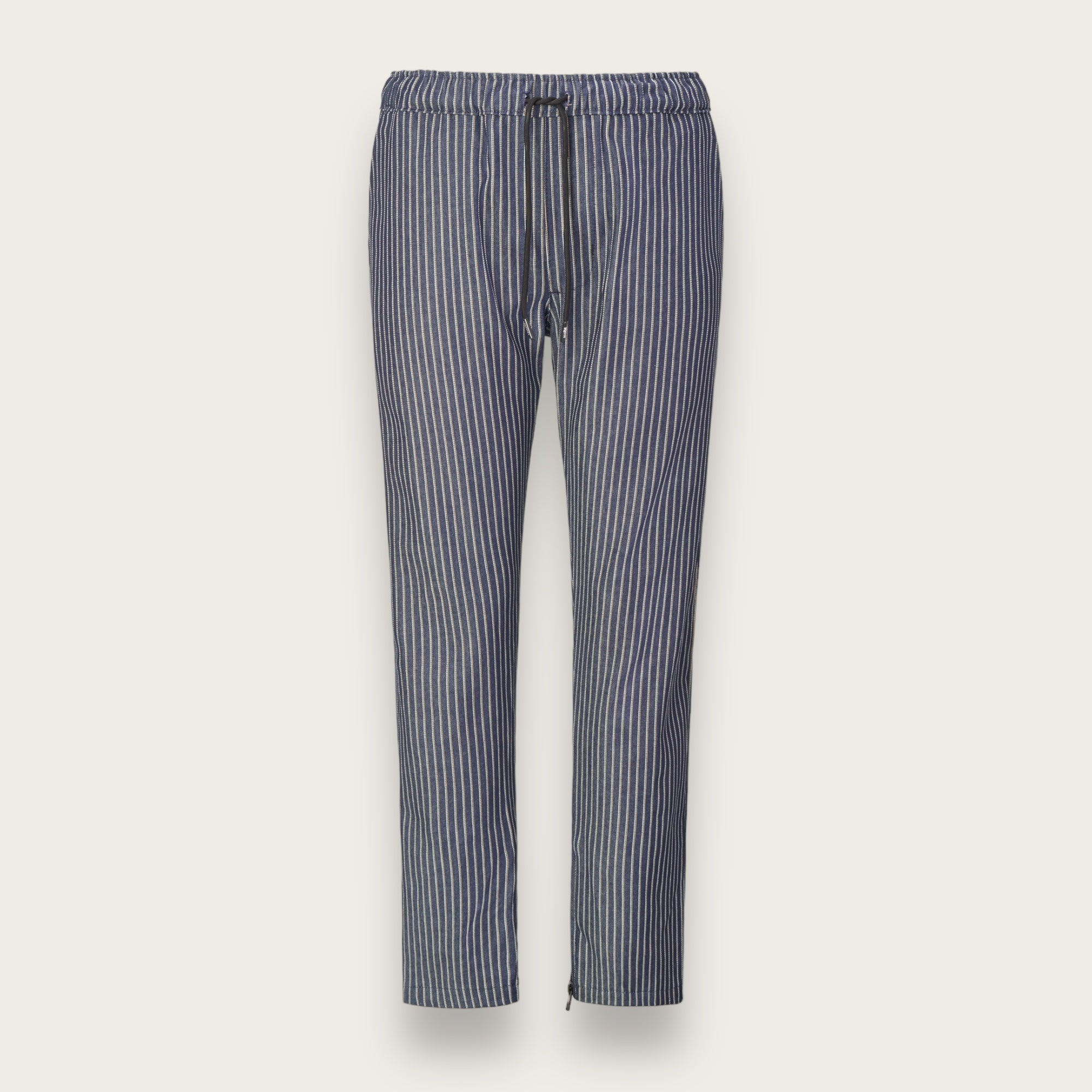 Jastillana Zip Trouser - Track Stripe Denim