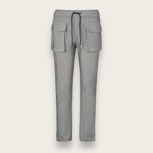 Pinn Strap Cargo - Metallic Denim