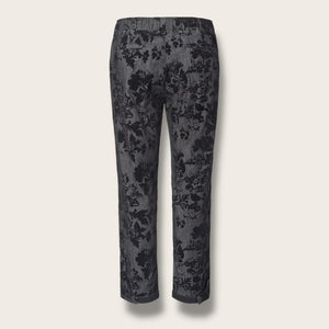 Pinn Strap Trouser - Black Rose