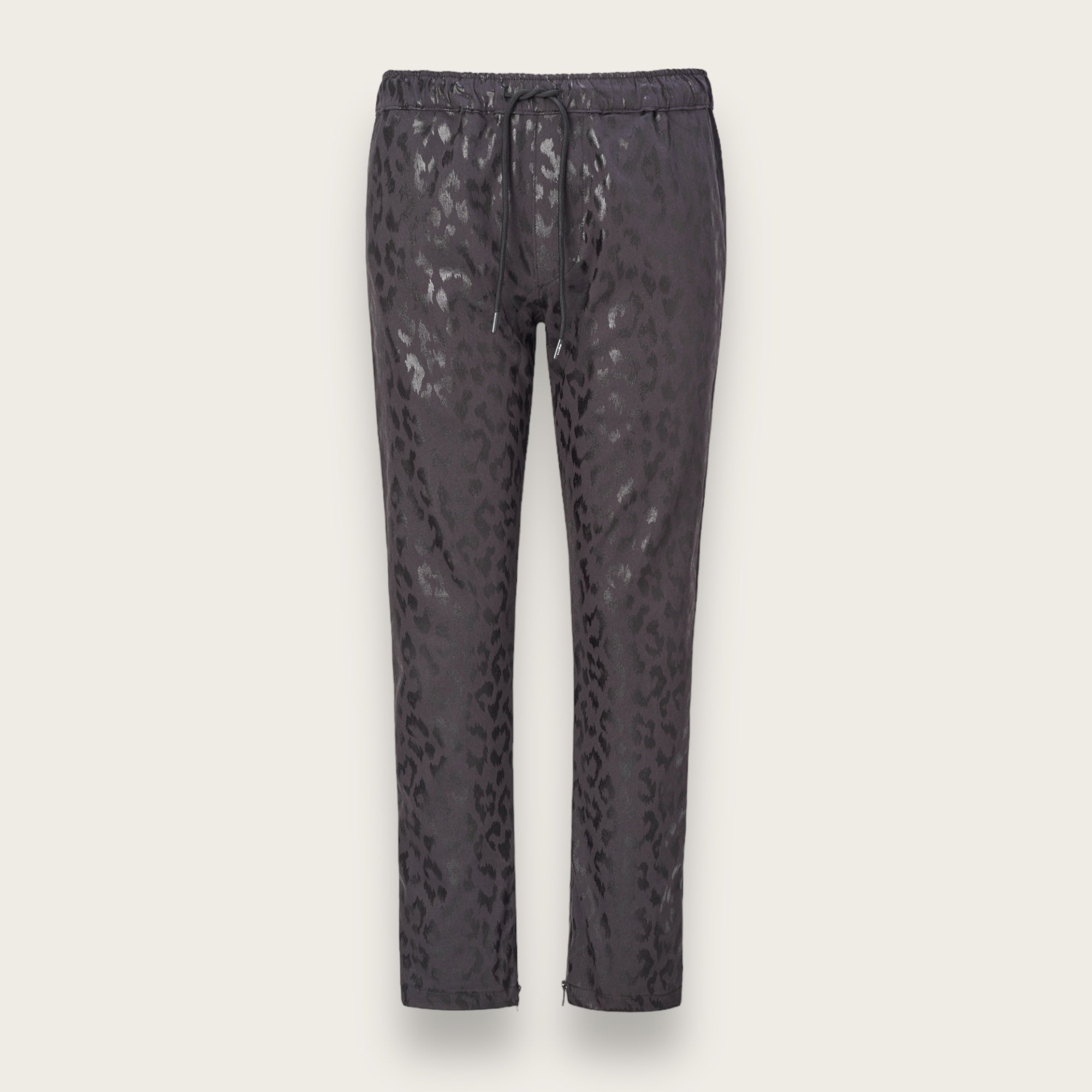 Jastillana Zip Trouser - Black Leopard